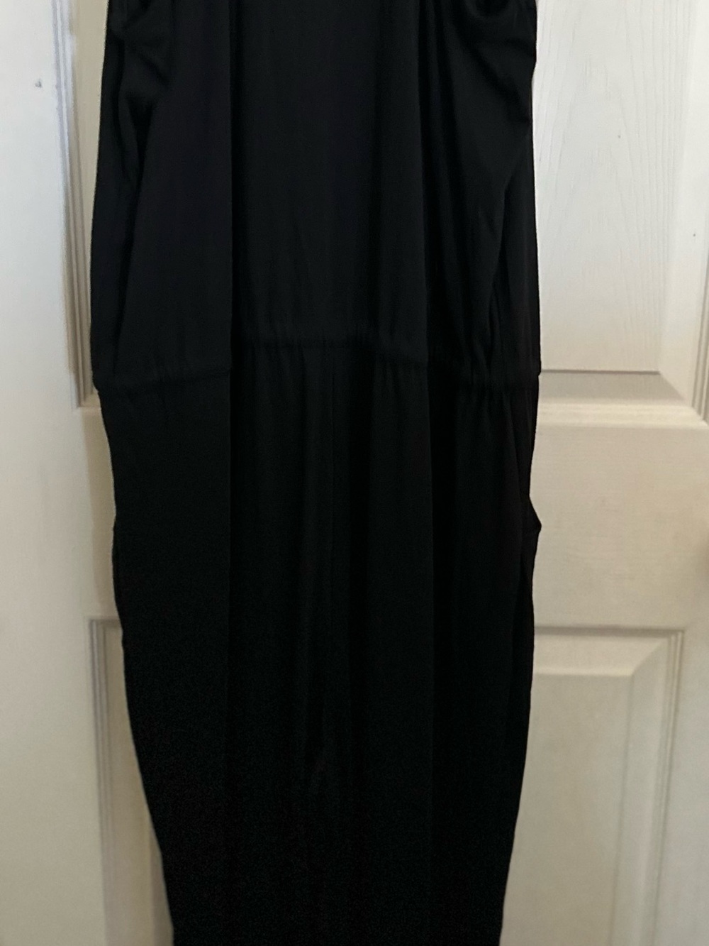 Slim Black Spaghetti-Strap Jumpsuit. NWOT - Picture 10 of 11
